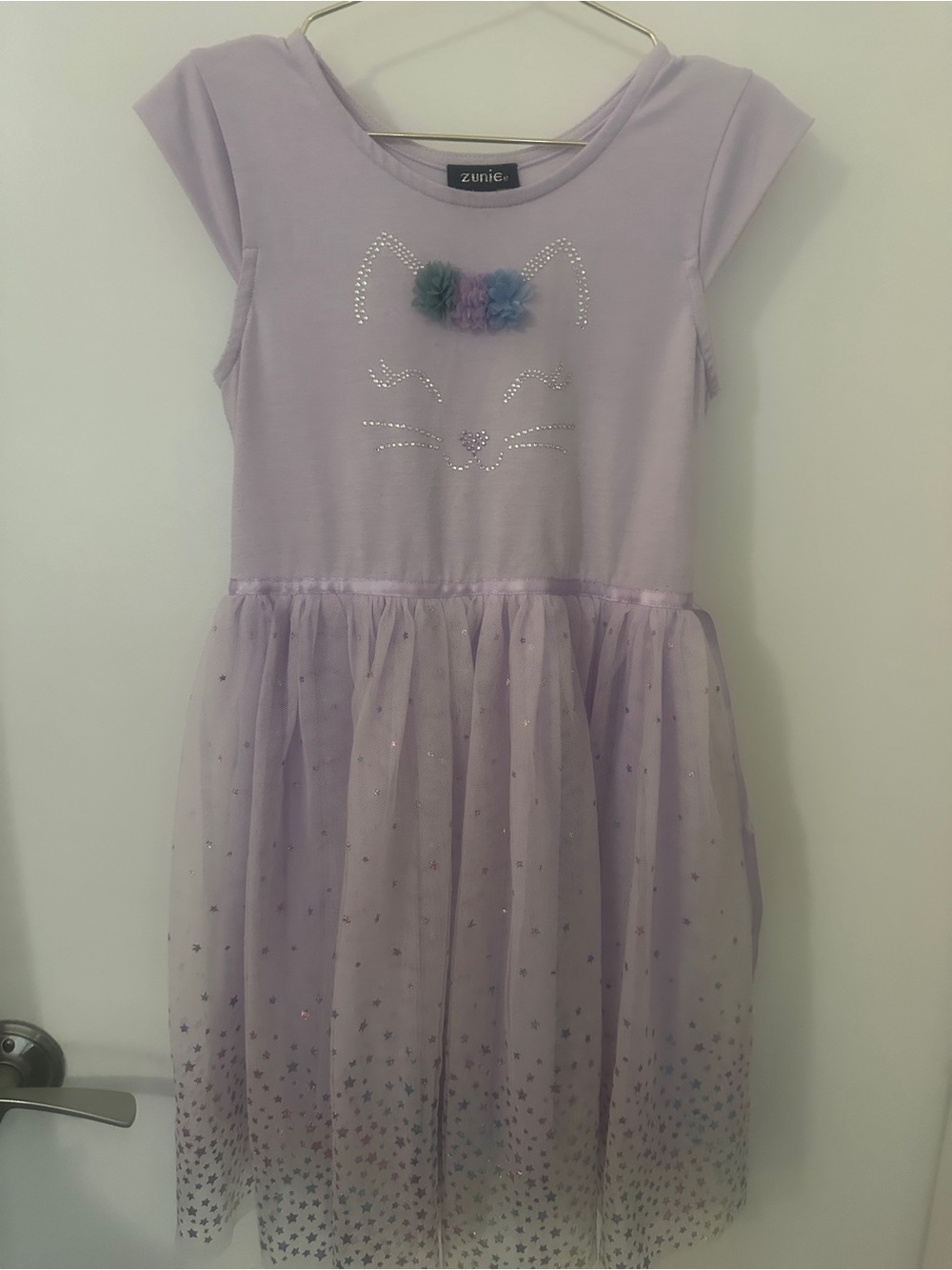 Zunie Lavender Cat Tulle Party Dress Nordstrom Size 6X